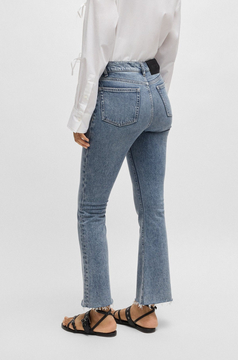 HUGO SKINNY-FIT JEANS IN QUARTZ-BLUE SUPER-STRETCH DENIM outlook