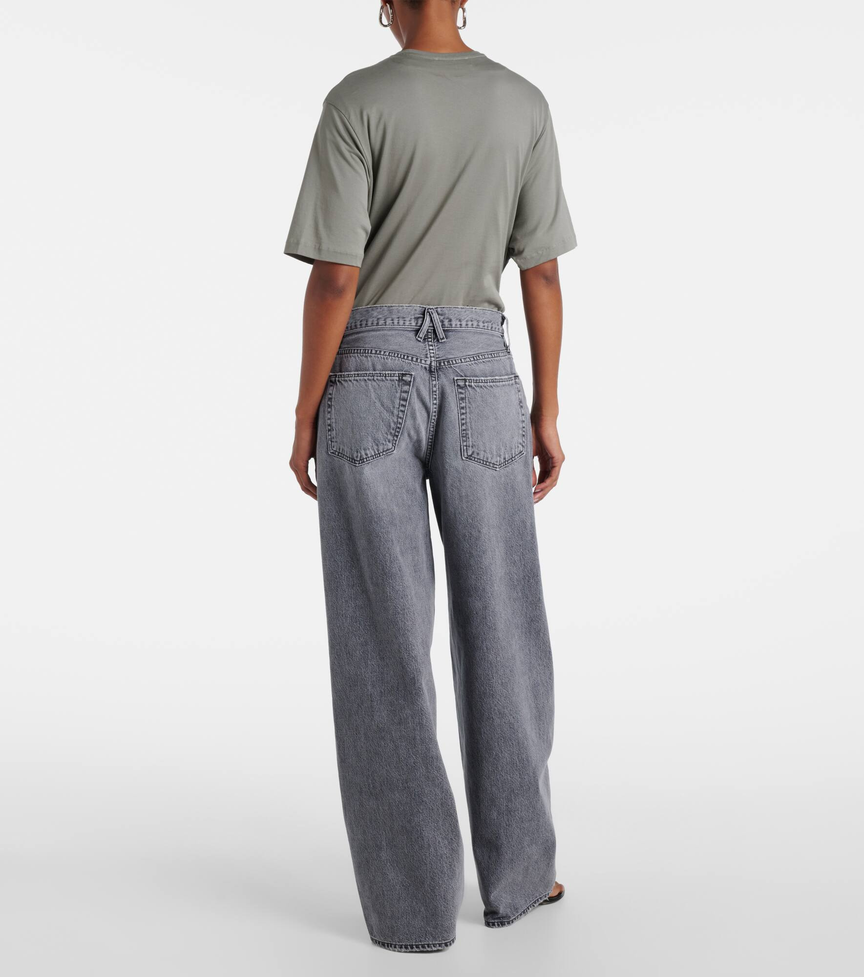 Alex mid-rise wide-leg jeans - 3