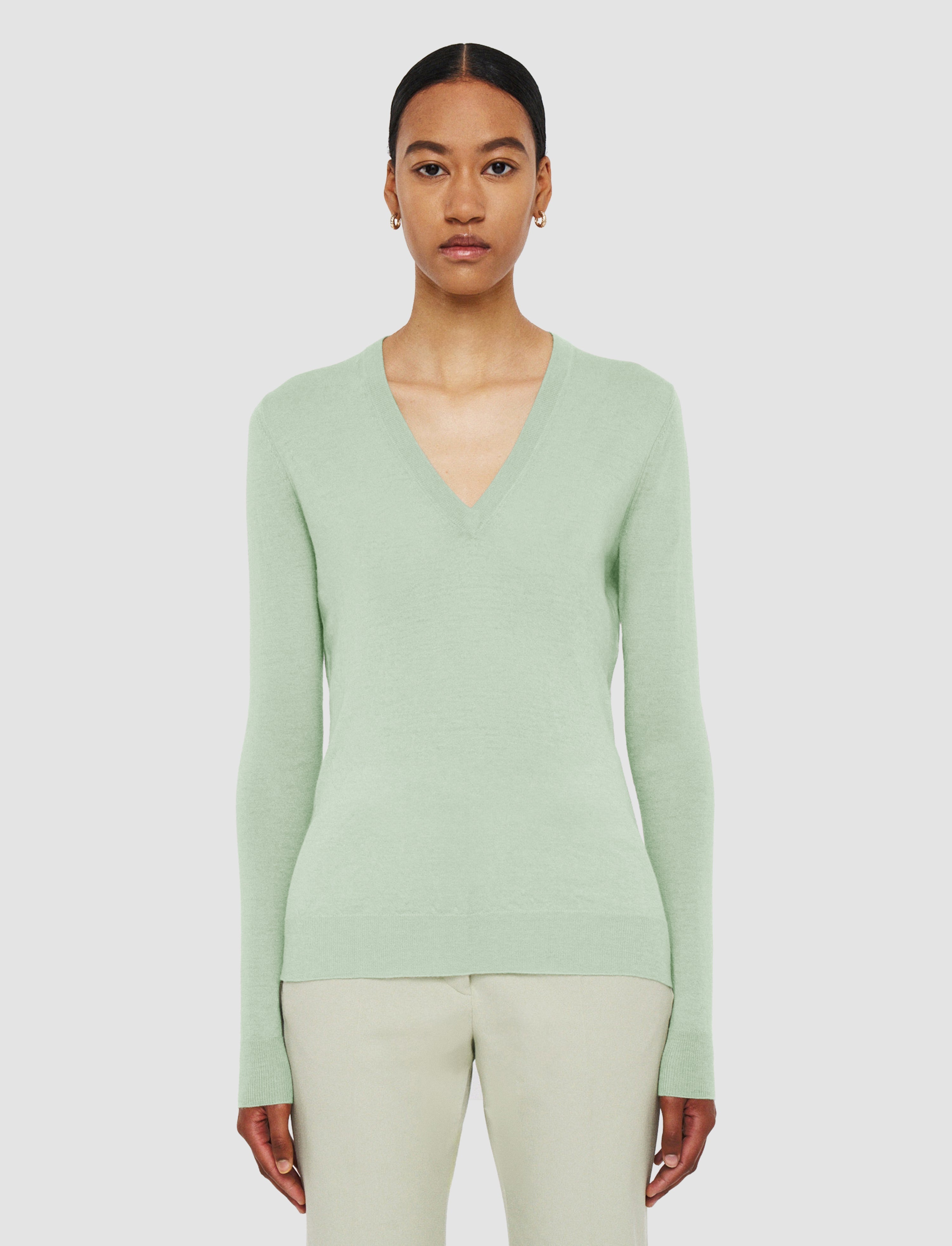 Cashair V Neck Jumper - 3