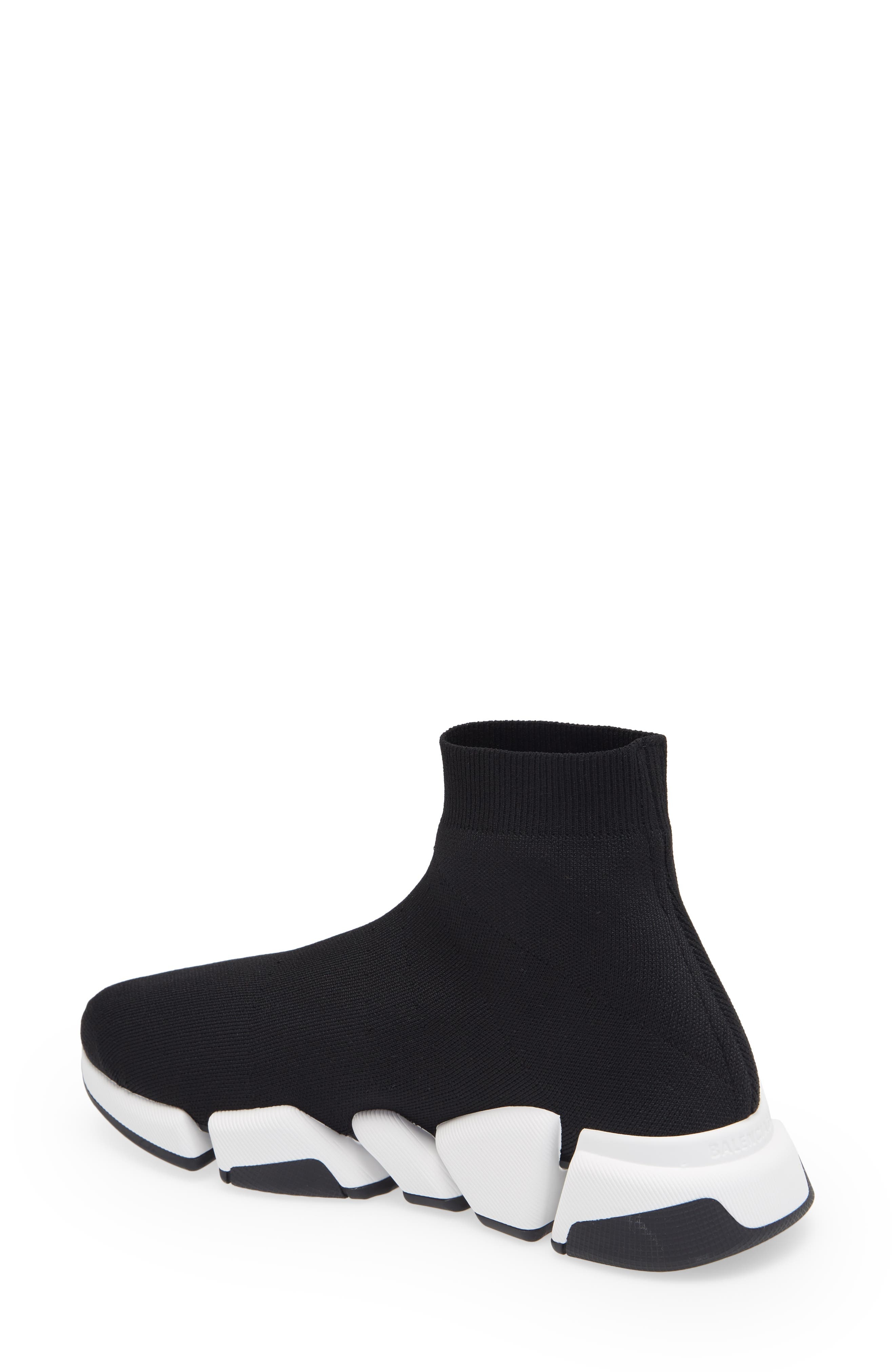Balenciaga Speed 2.0 Sock Sneaker in 1015 Black/white/black at Nordstrom - 2