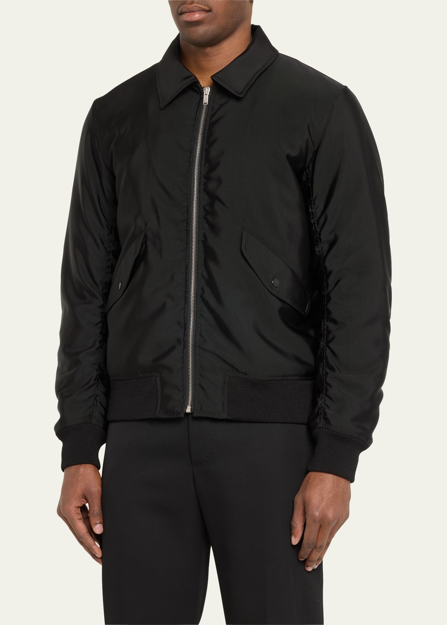 Men's Faille Bomber Jacket - 4