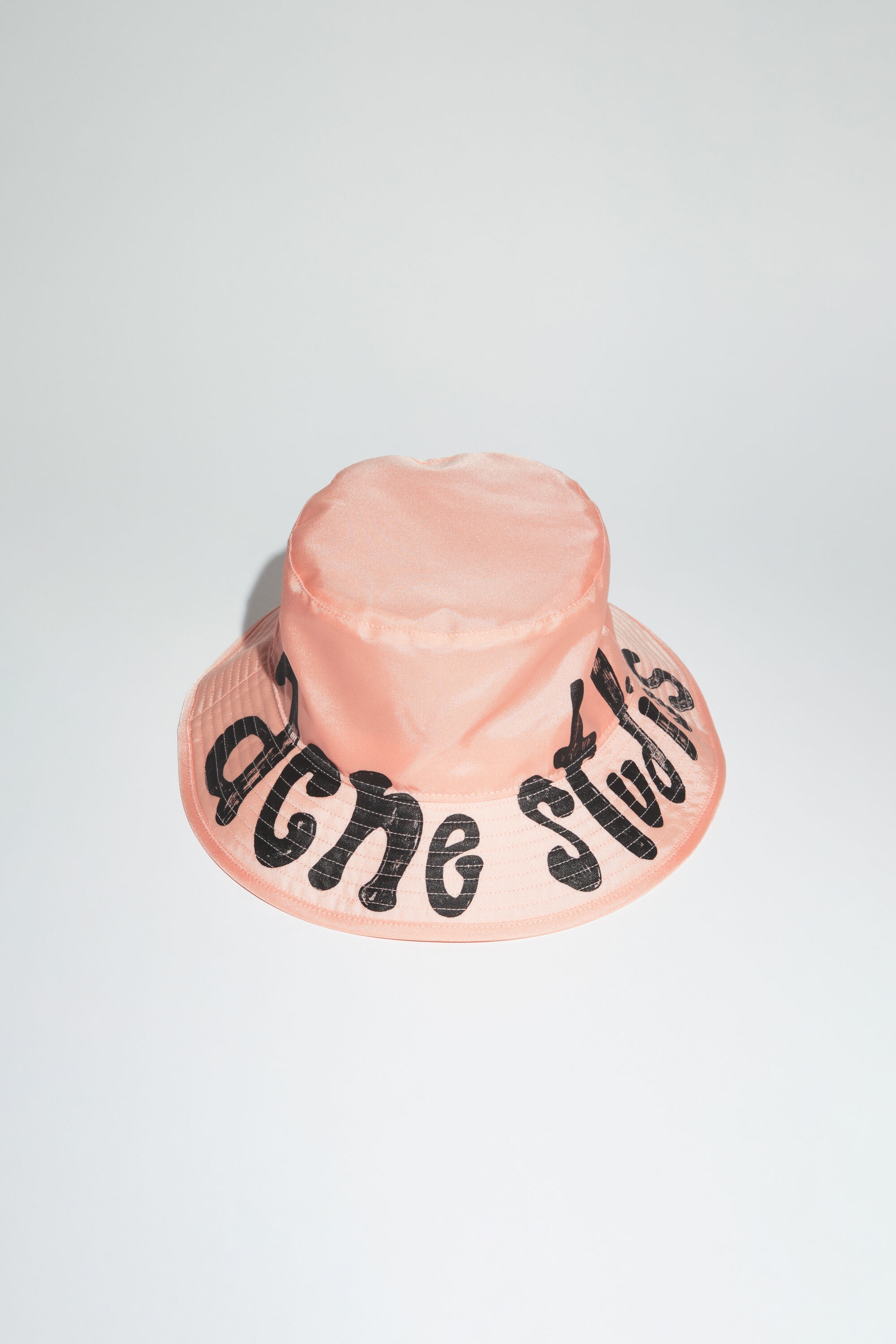 Acne Studios – Logo Bucket Hat Peach Pink - One Size