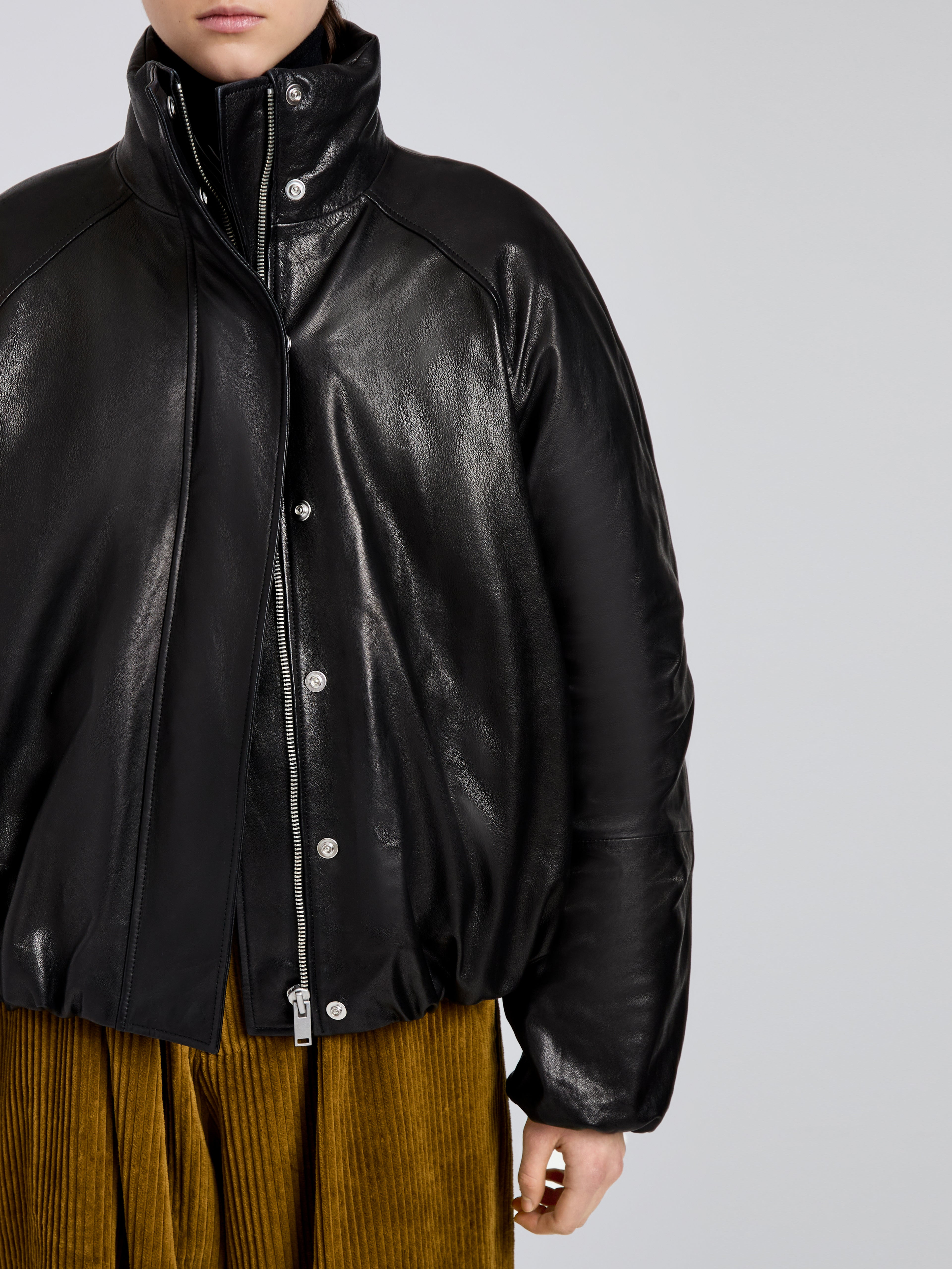 Laney Jacket in Semigloss Leather - 6
