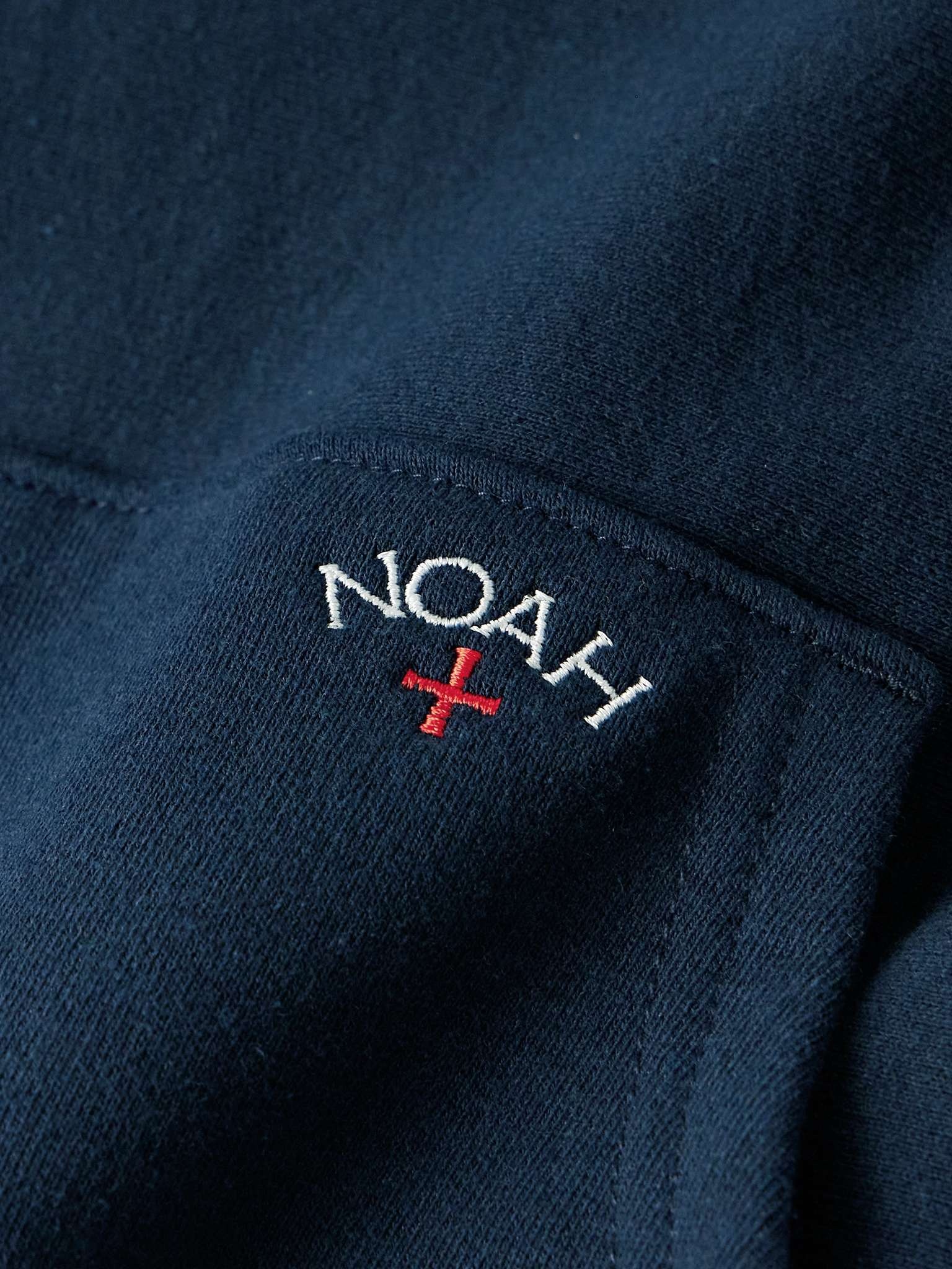 Logo-Embroidered Cotton-Jersey Hoodie - 4