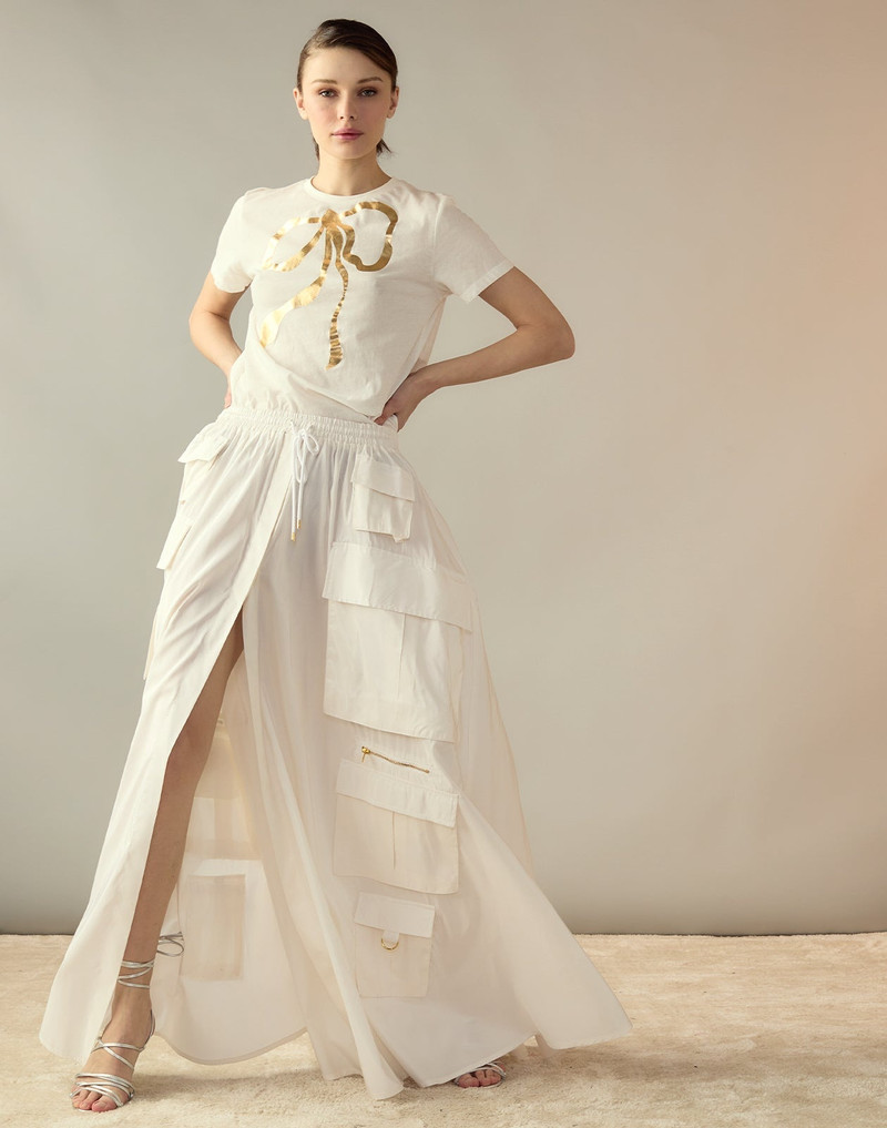 Taffeta Cargo Skirt 5