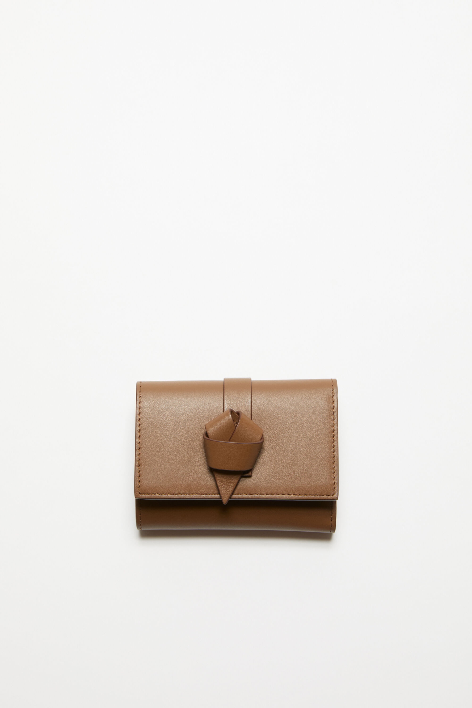 Musubi folded wallet - Camel brown - 1