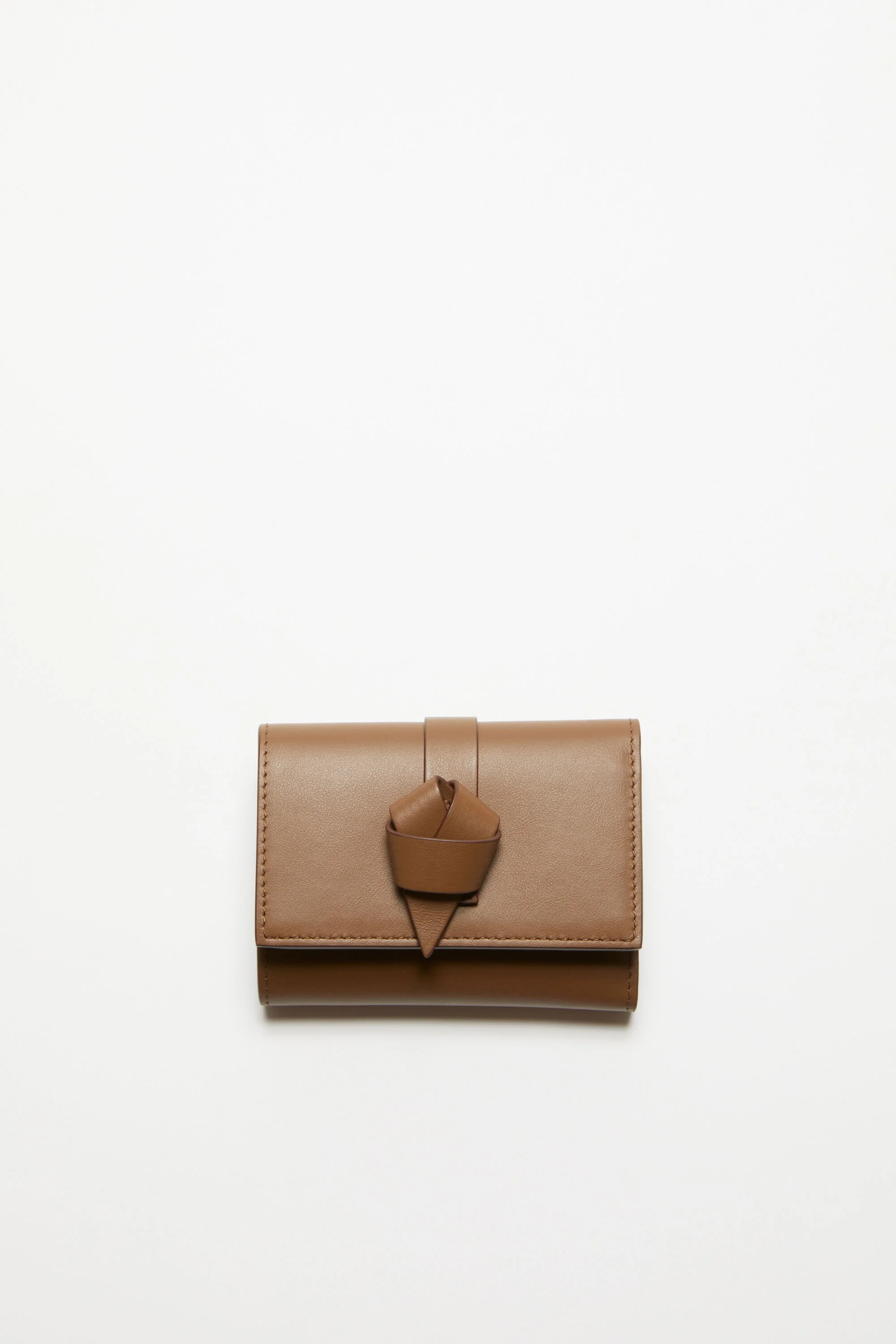 Musubi folded wallet - Camel brown - 1