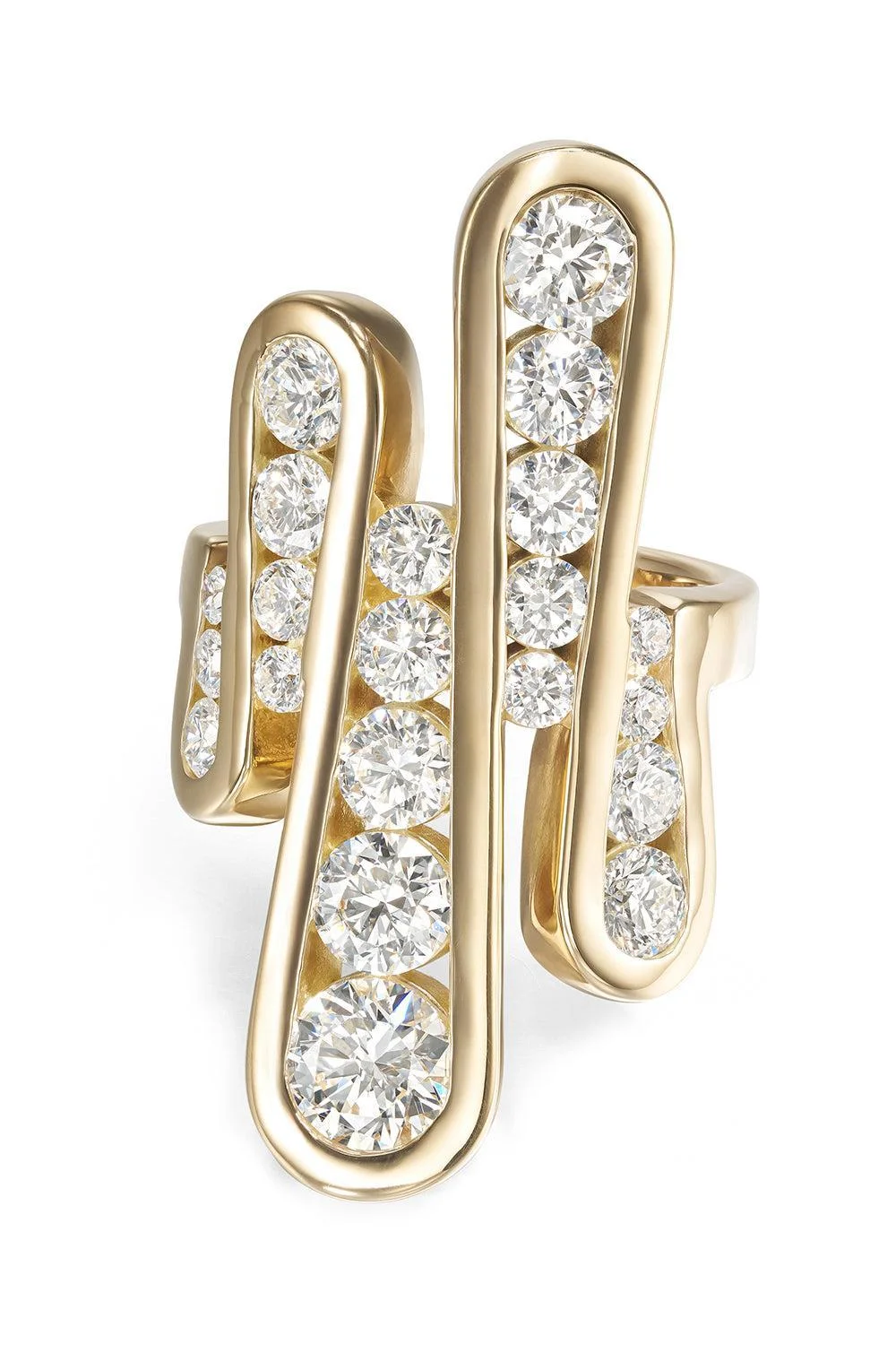 Diamond Large Daphne Joy Ring - 1