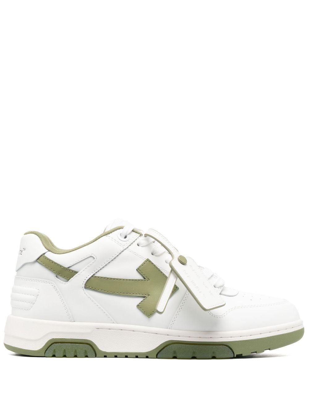 Off-White Out of Office Calf Leather White Sage | STASHED White / 41