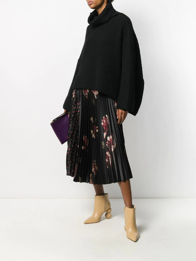 Vince pleated midi skirt outlook