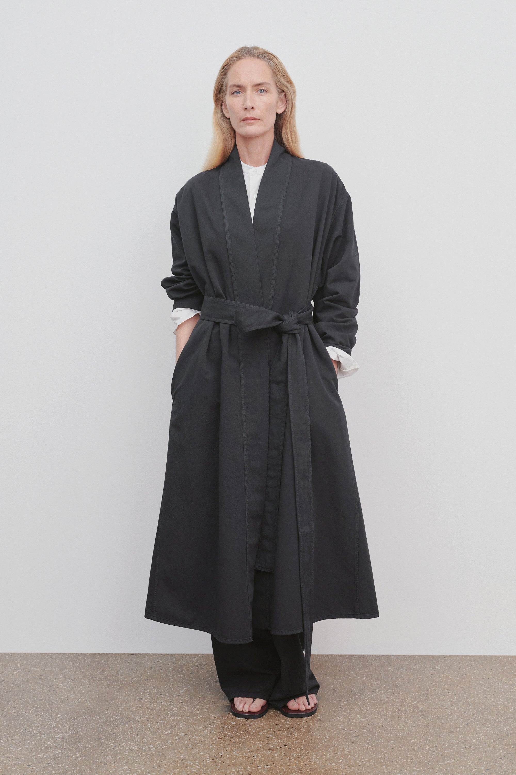 The Row Rimbaud Coat in Cotton and Linen | REVERSIBLE
