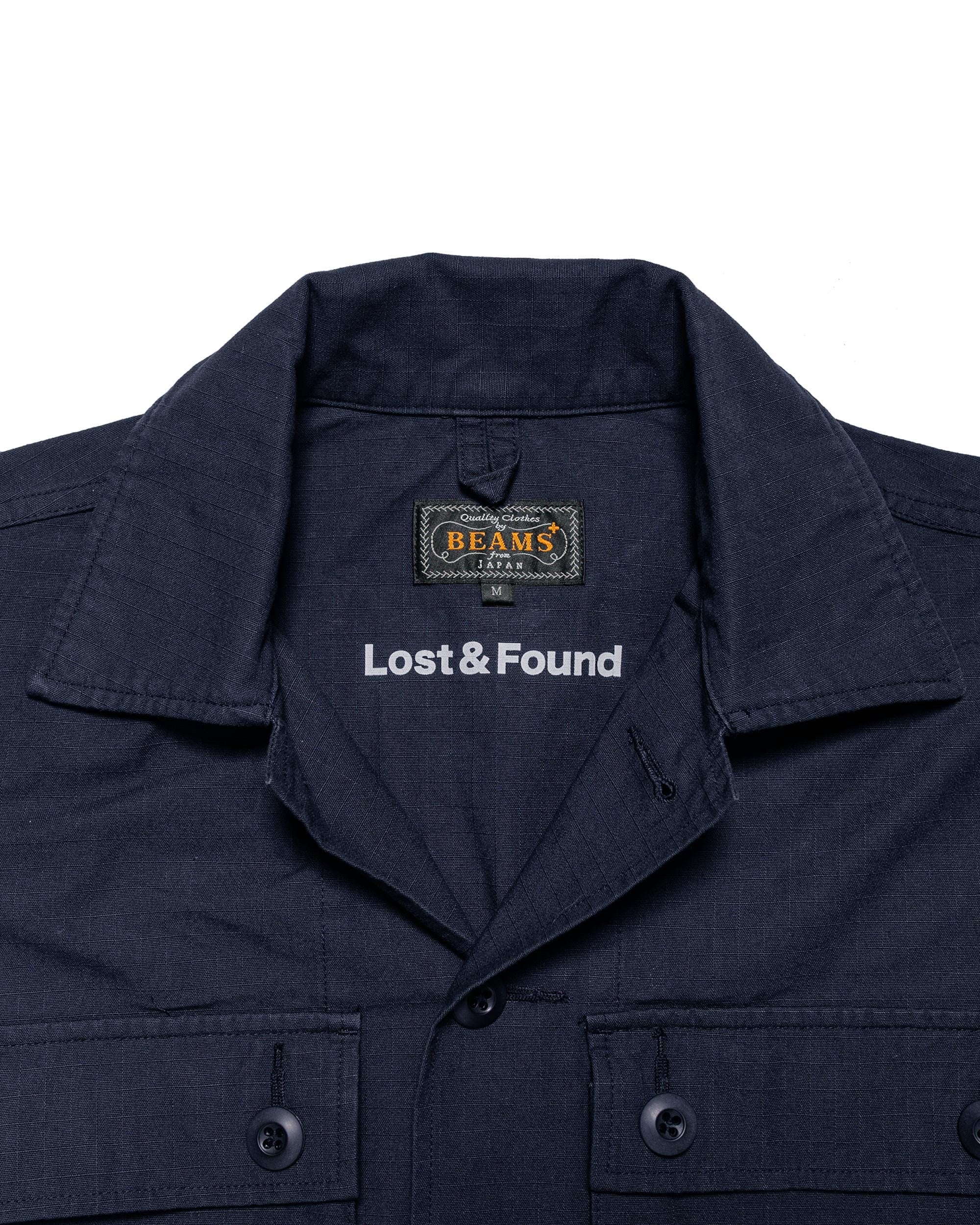 Lost & Found MIL SHT-JAC Cotton Ripstop Navy - 8