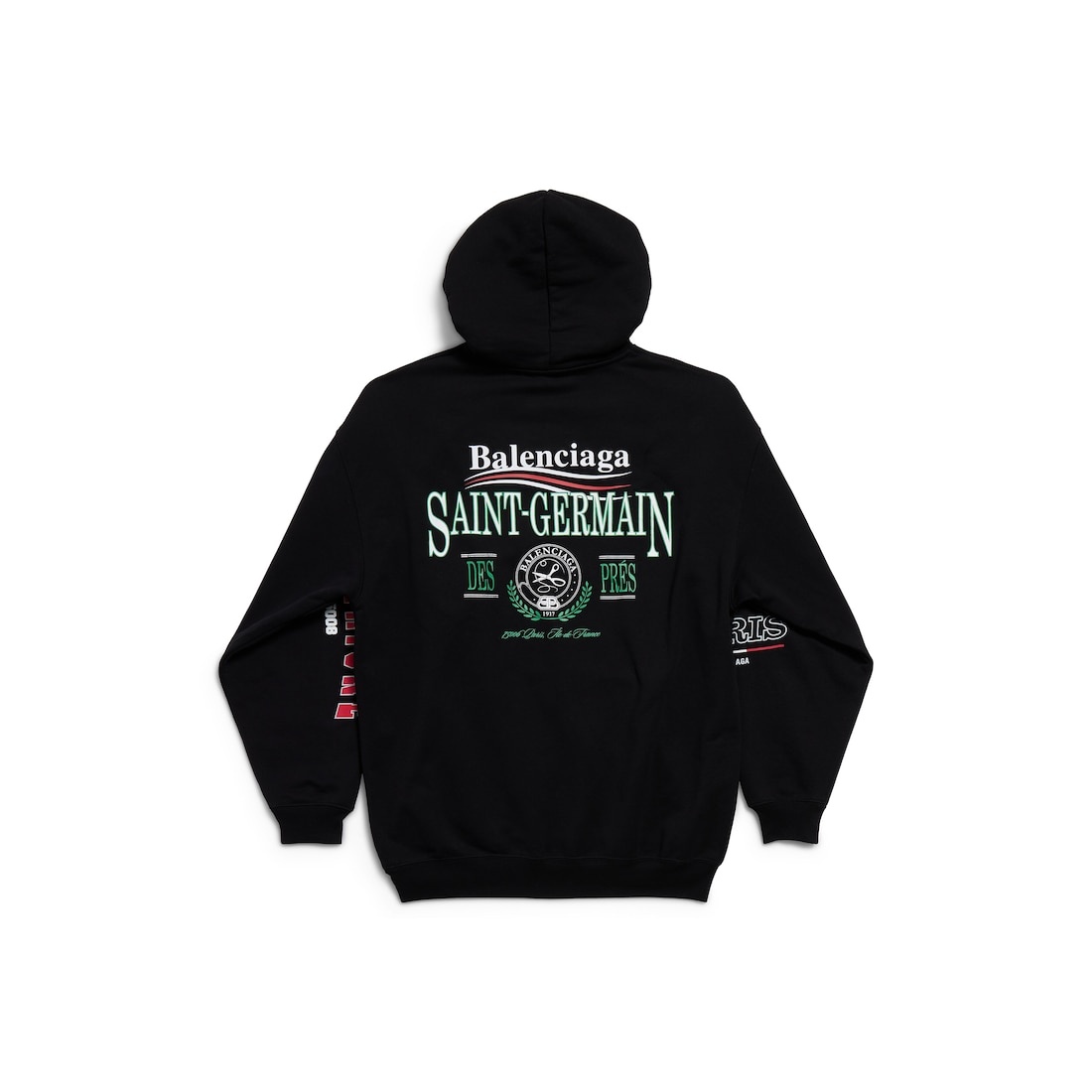 New Year Series 25 - Overlayer Political Campaign Hoodie Medium Fit in Black/white - 2