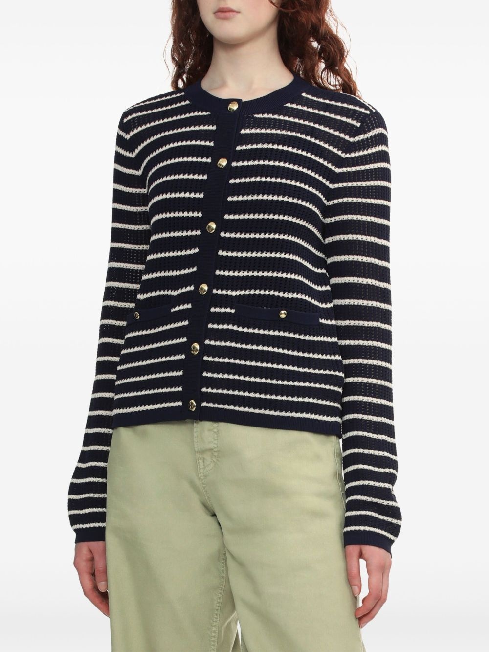 button-up cardigan - 3