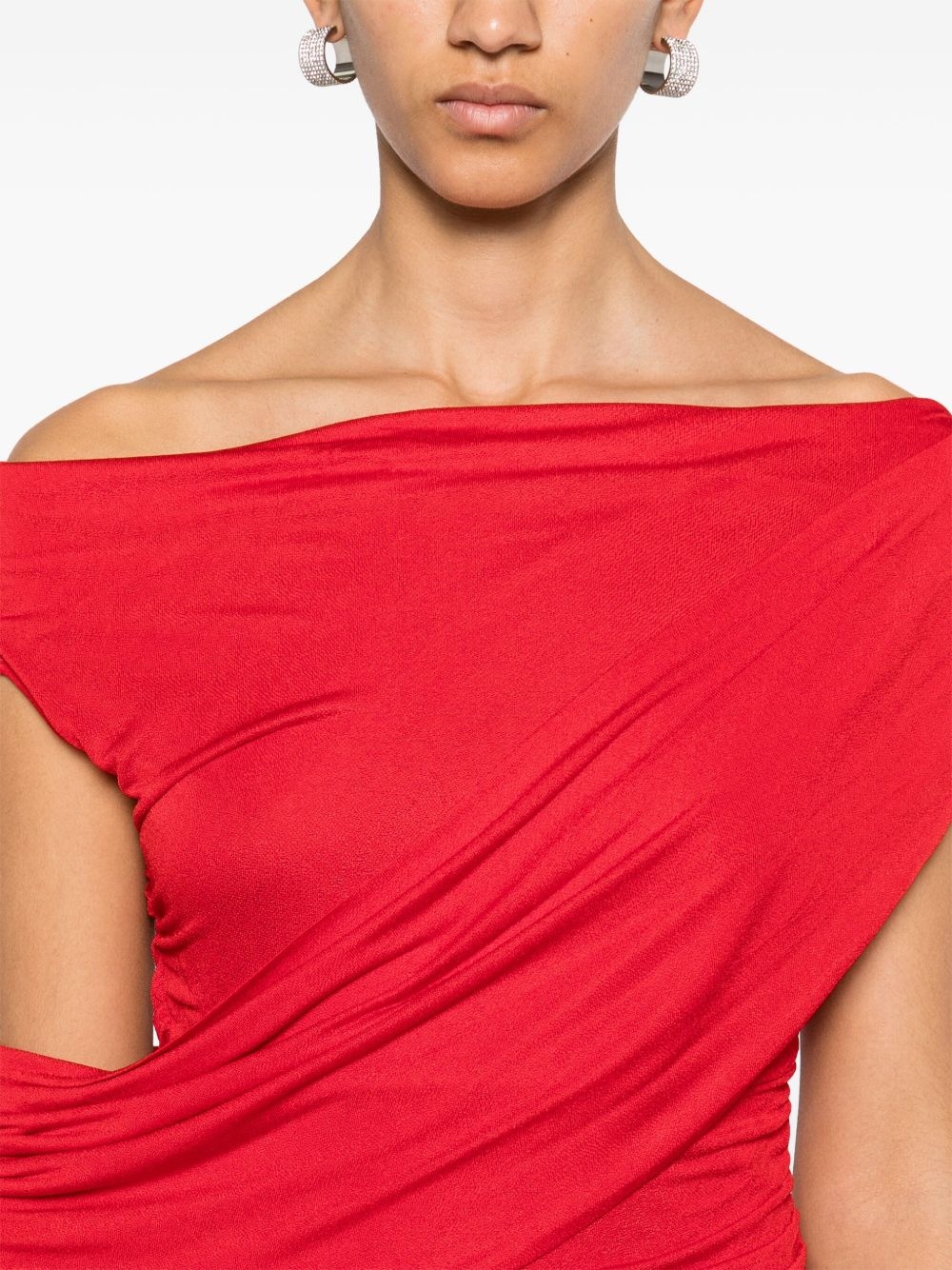 ruched maxi dress - 5