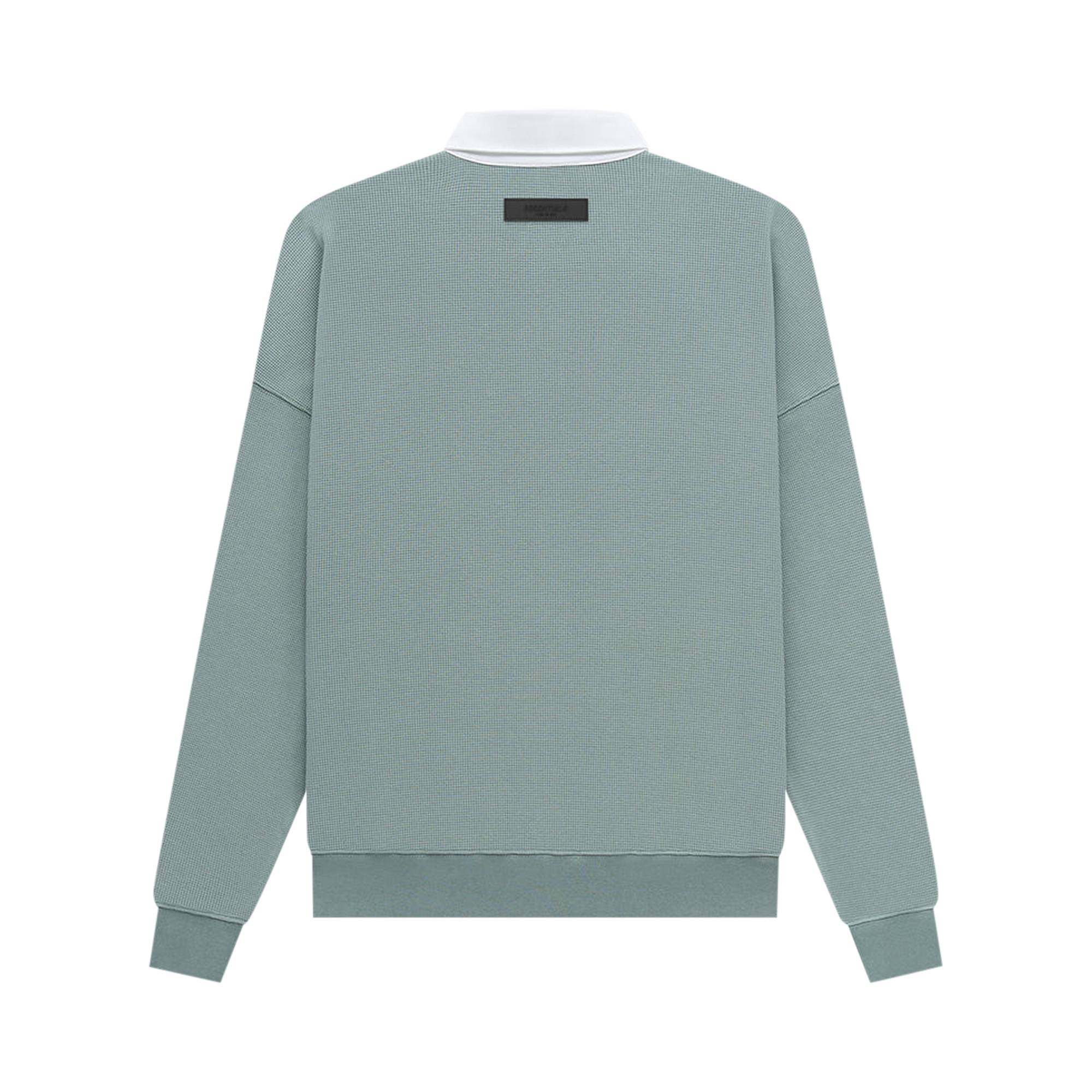 Fear of God Essentials Waffle Henley Rugby 'Sycamore' - 2