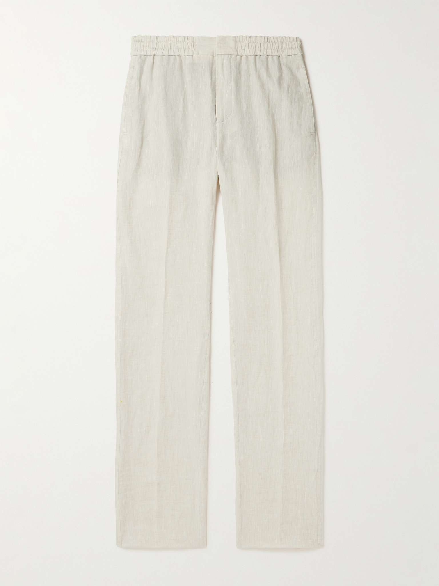 Gadd Straight-Leg Linen Trousers - 1