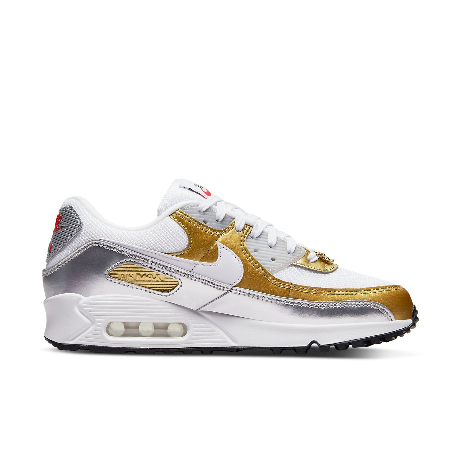 (WMNS) Nike Air Max 90 SE 'Metallic' DJ6208-100 - 2