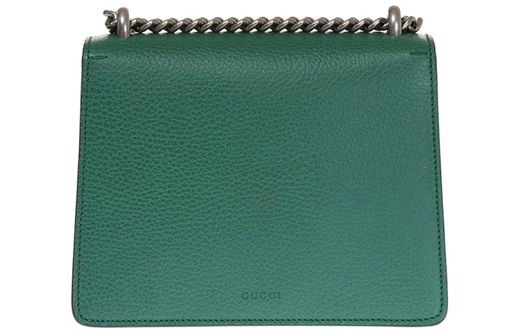 (WMNS) Gucci Dionysus Tiger Head Leather Chain Shoulder Messenger Bag Mini Green Classic 421970-CAOG - 3