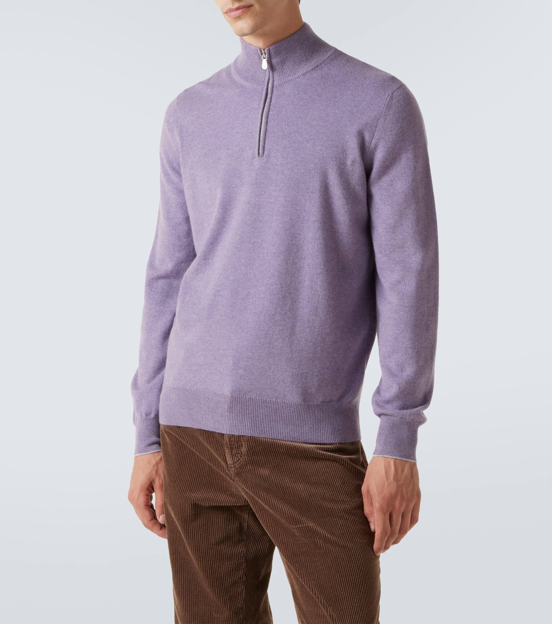 Cashmere half-zip sweater - 3