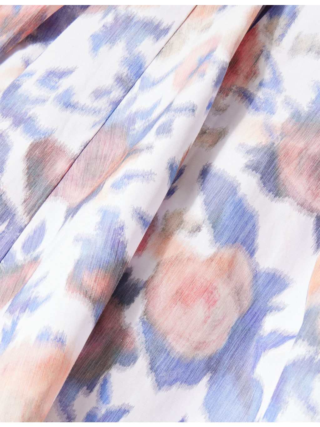 Floral Flared Cotton-Blend Midi Skirt - 6