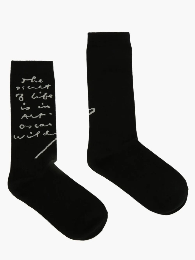 OSCAR WILDE CAPSULE: QUOTE ANKLE SOCKS 1
