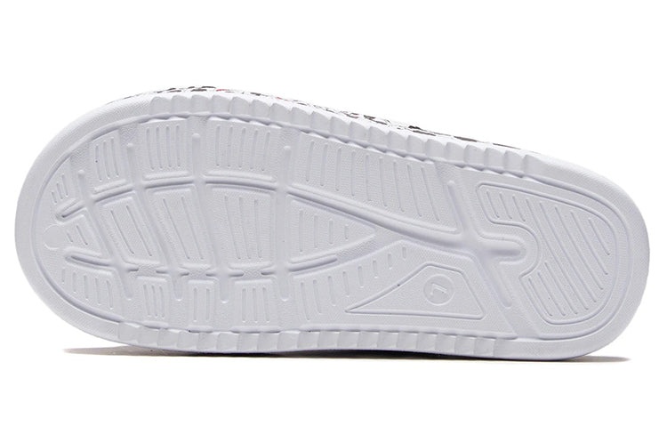 (WMNS) Disney x Li-Ning Casual Fashion Mickey Slippers 'Standard White Black' AGAS010-1 - 7
