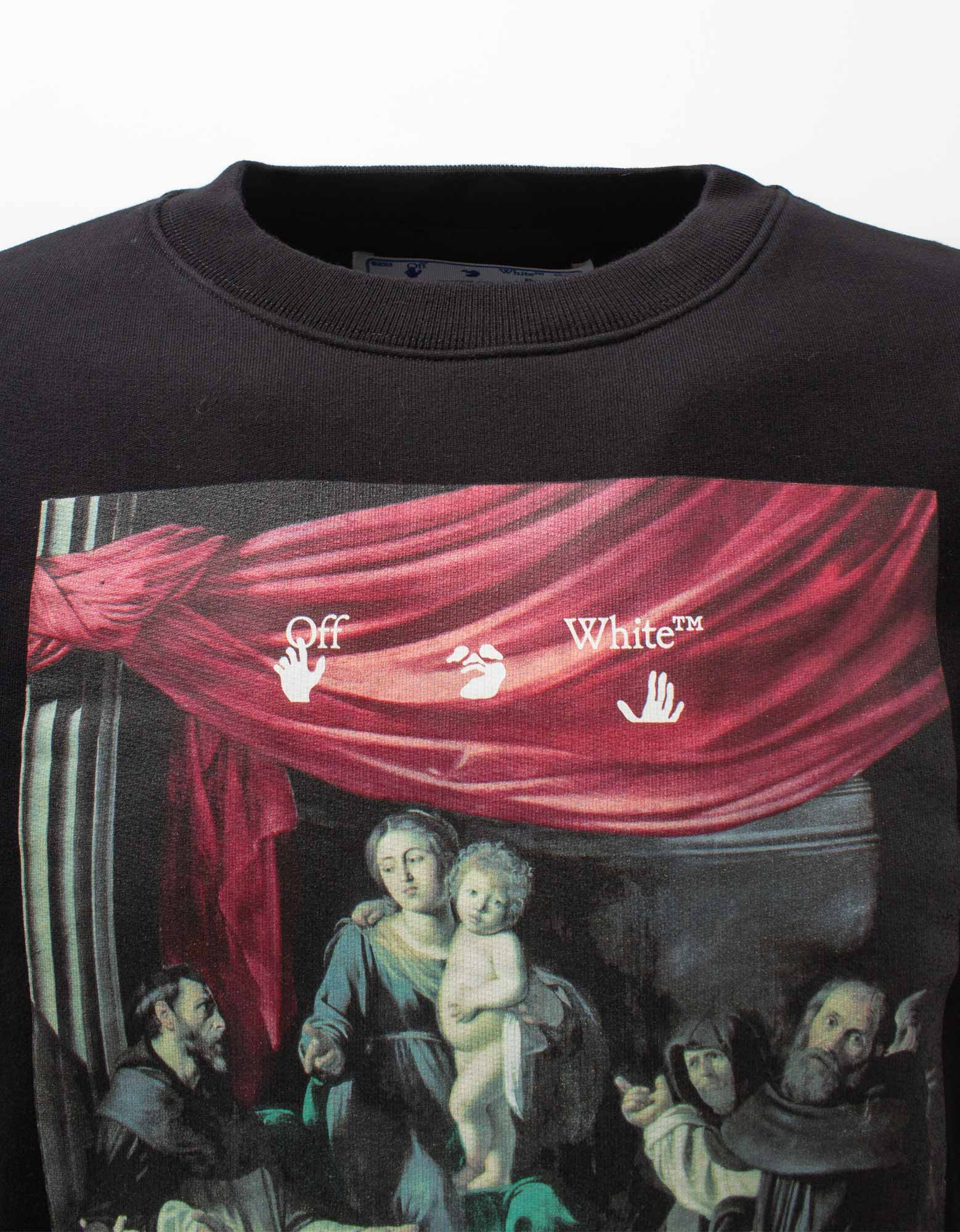 Off-White Black Caravaggio Painting Sweatshirt - 4