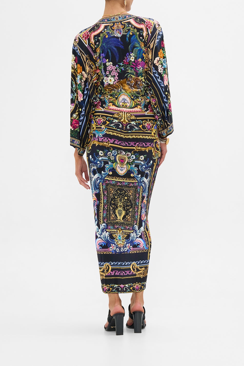LONG SPLIT FRONT TWIST DRESS - 3