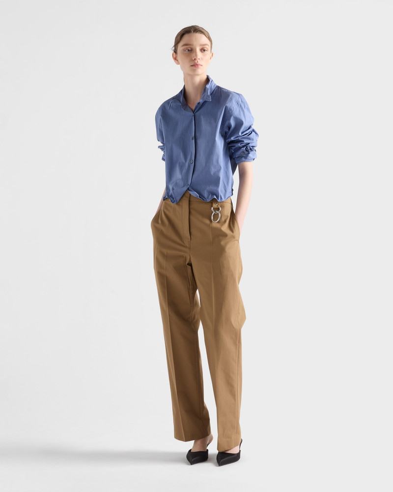 Prada Poplin pants outlook