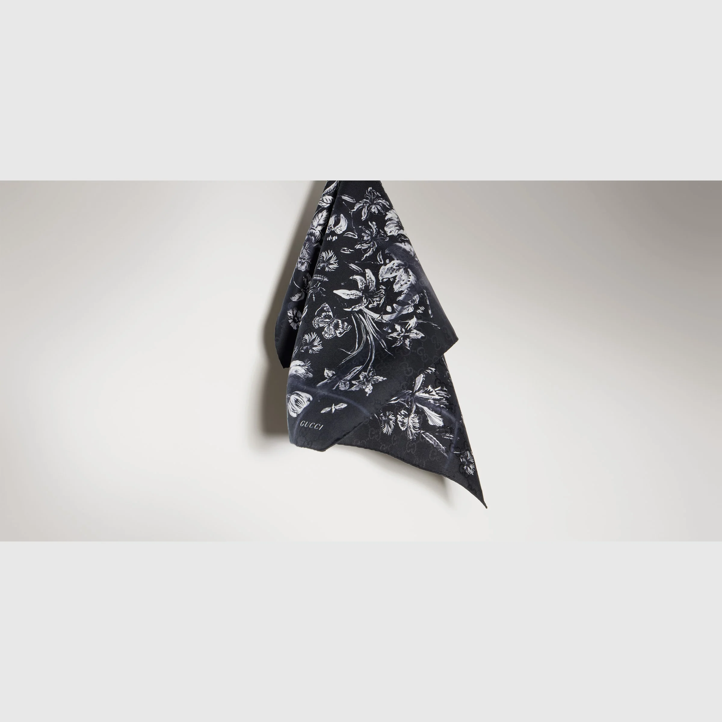 Cotton silk jacquard pocket square - 1