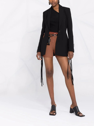 JACQUEMUS high-waisted knitted shorts outlook