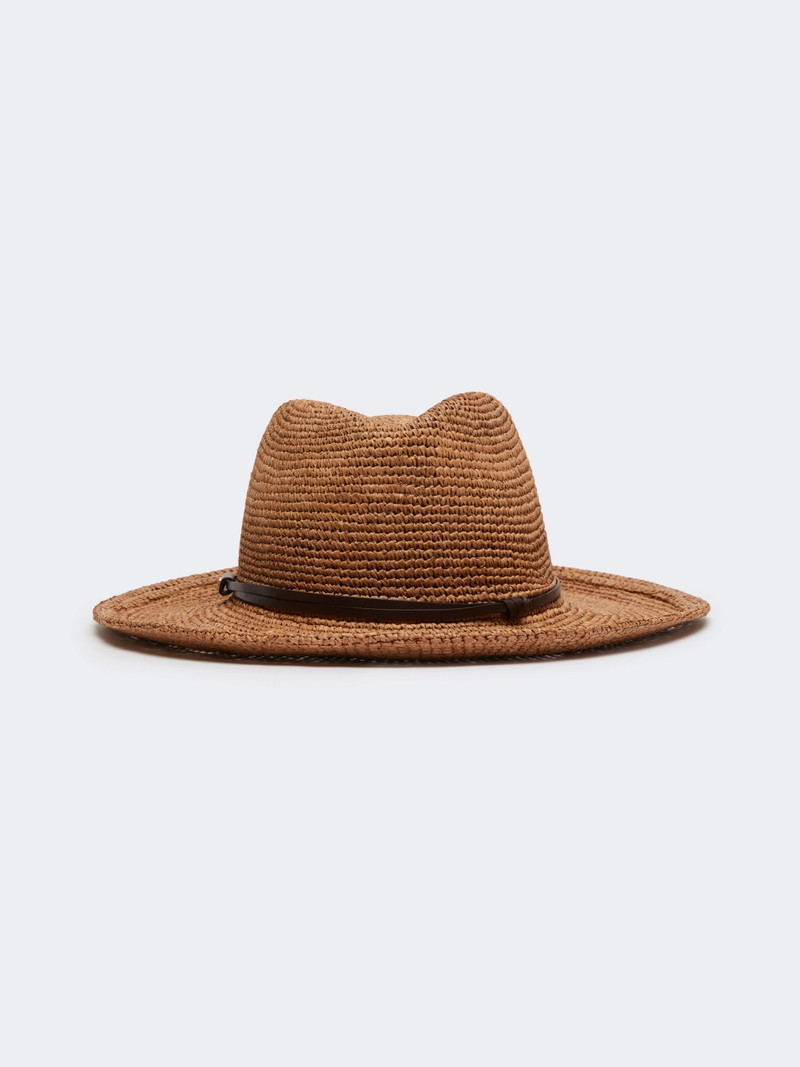 GALANTE Straw hat - TOBACCO 1
