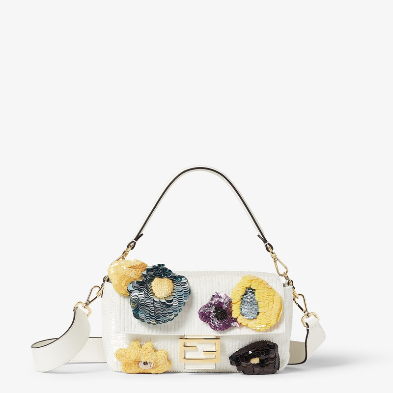 Baguette® Multicolor sequin Sunny Side Flowers bag 1