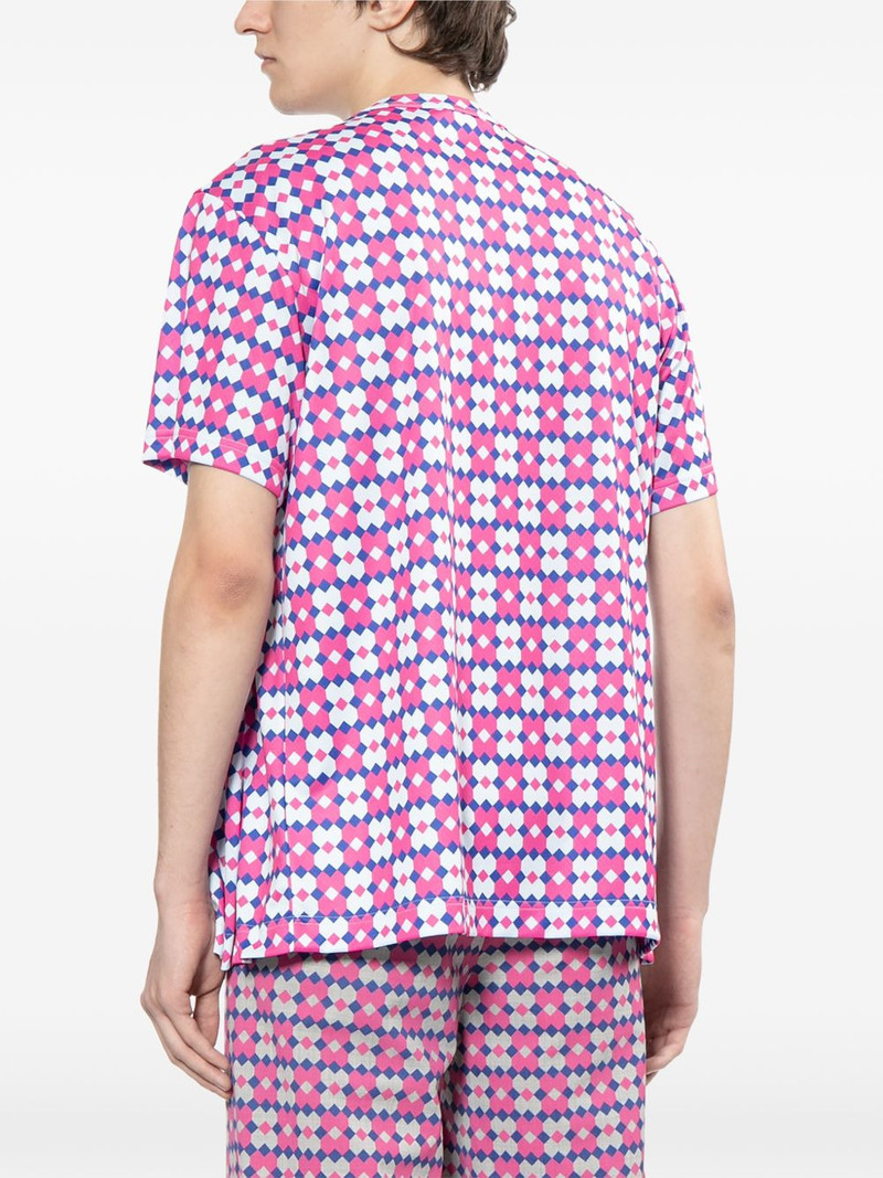 geometric-print T-shirt 4