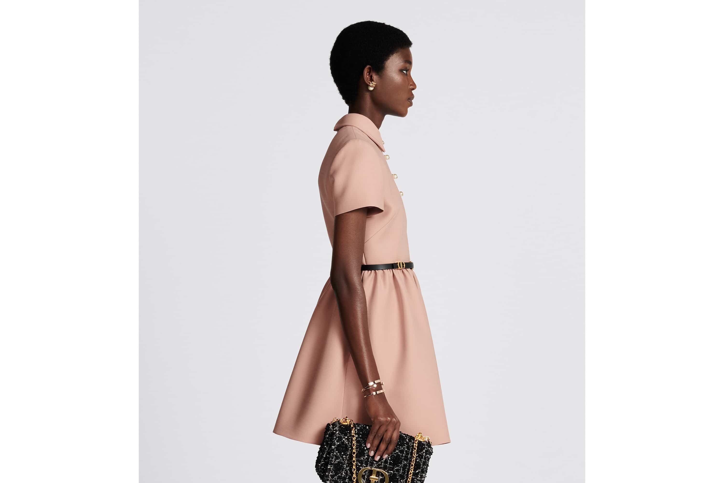 Short Belted Shirt Dress - 5