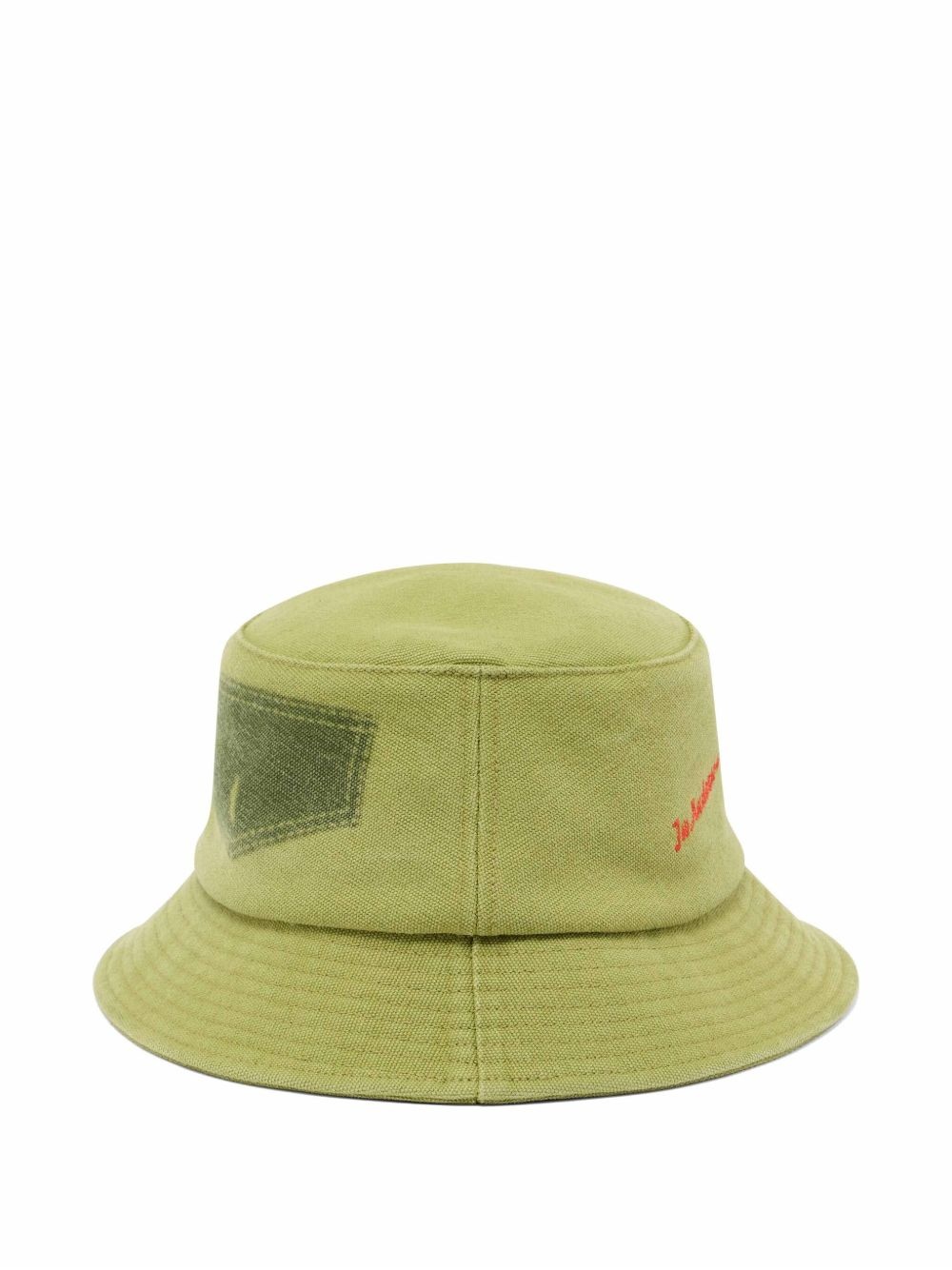 logo-embroidered bucket hat - 3