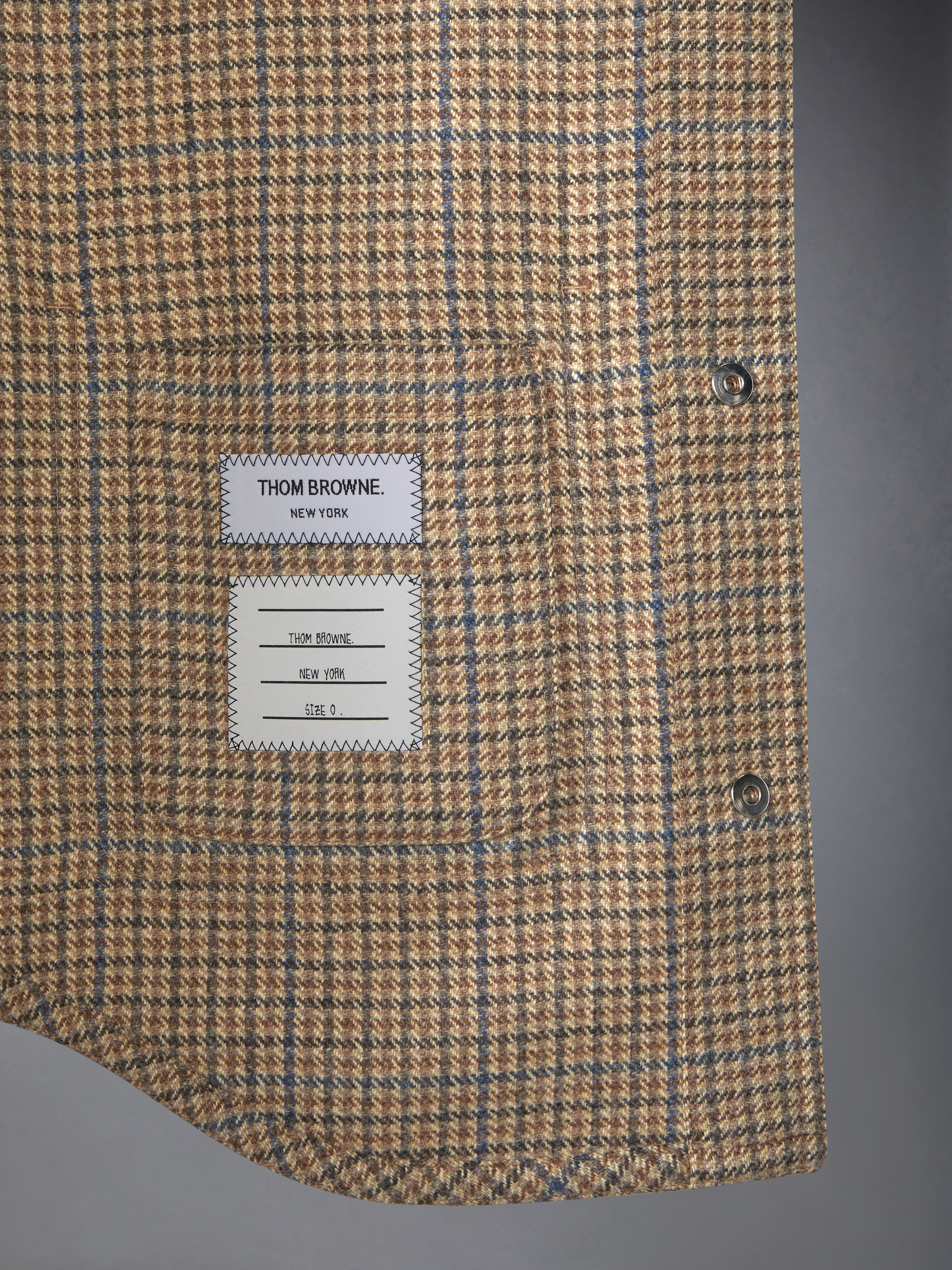 GUNCLUB CHECK CHEVIOT TWEED UTILITY JACKET - 5