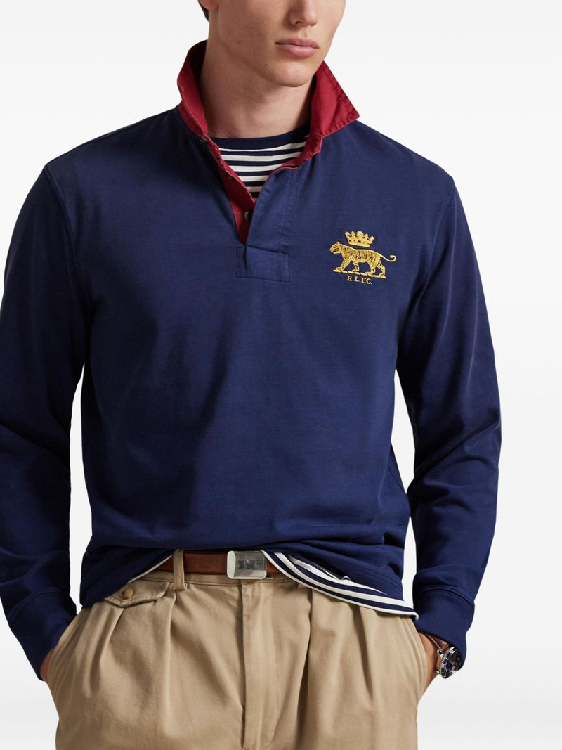embroidered rugby polo shirt 3