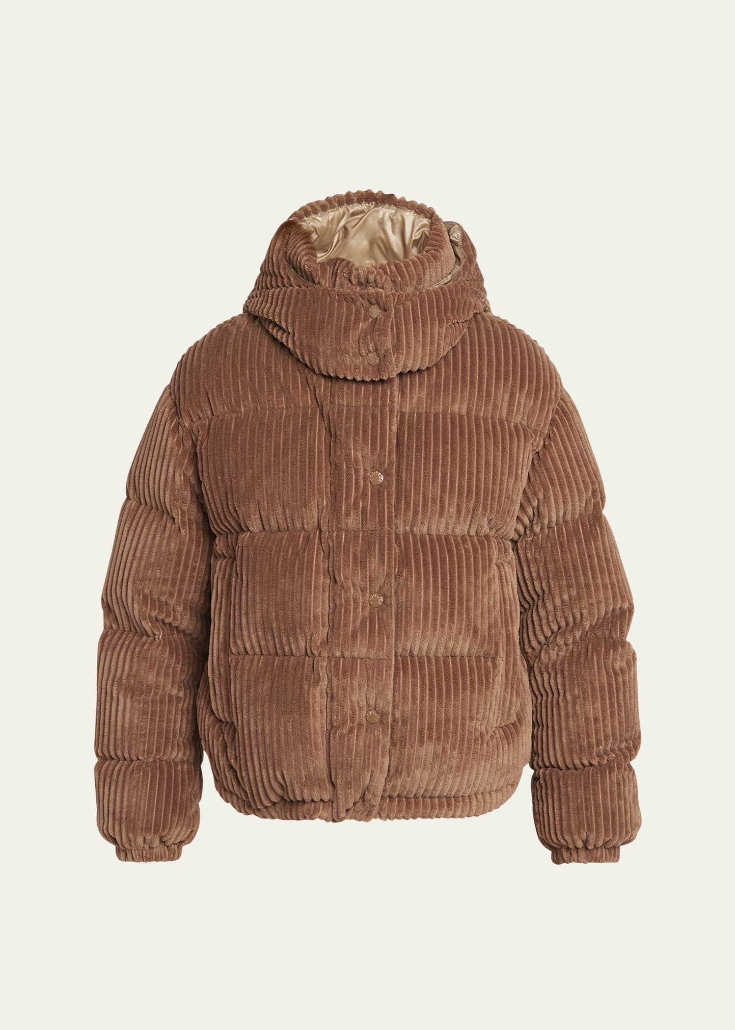 Daos Velvet Corduroy Puffer Jacket - 1