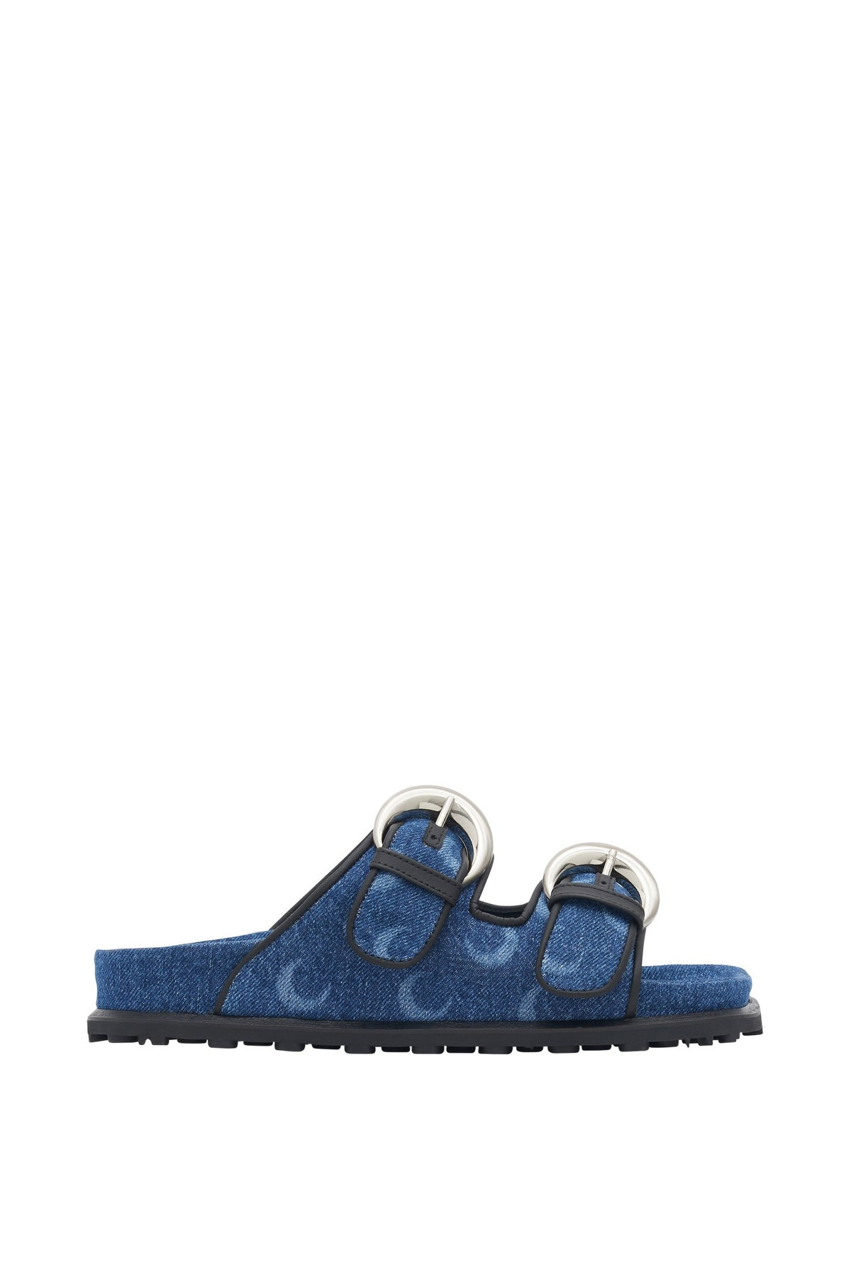 DENIM GROUND SANDALS (BLUE) - 1
