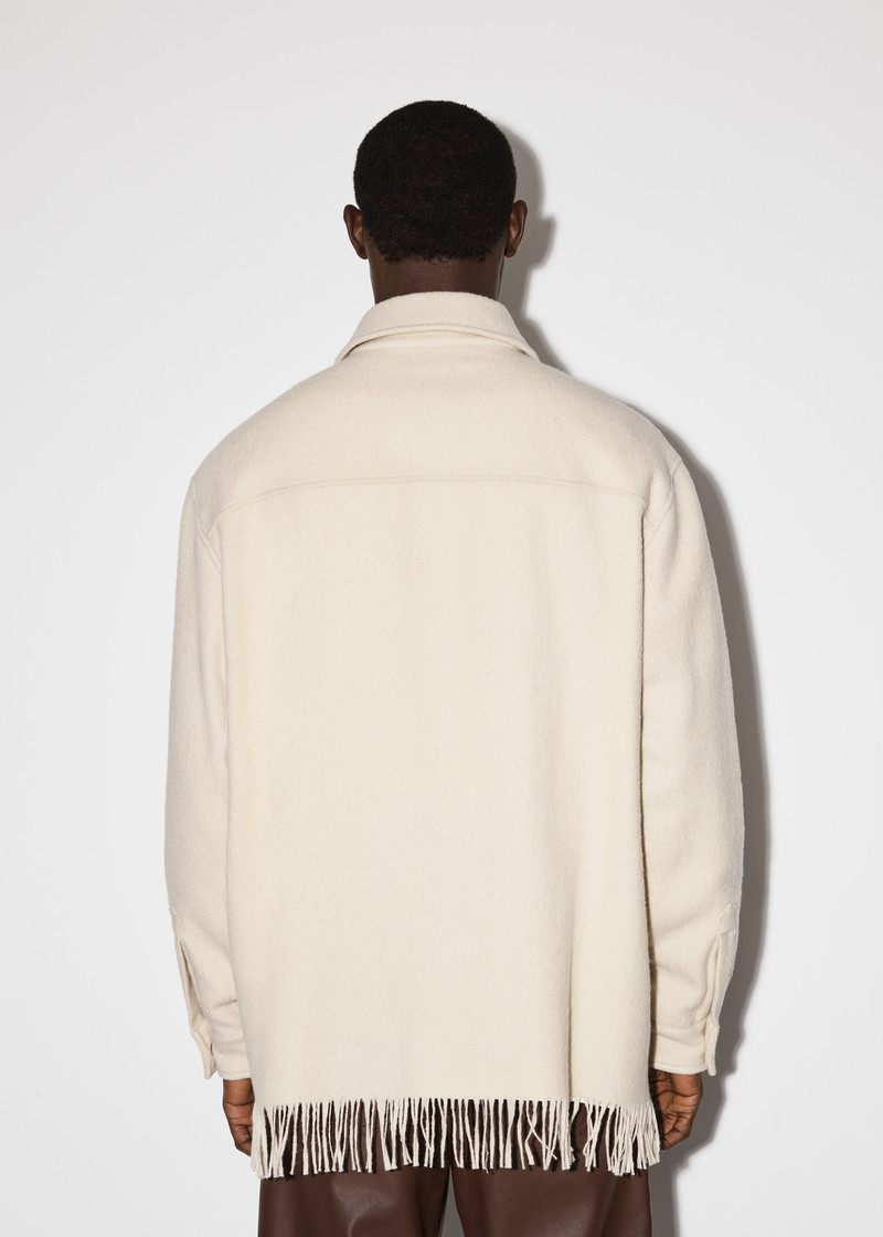 BUTTON FRINGE PADDED OVERSHIRT 5