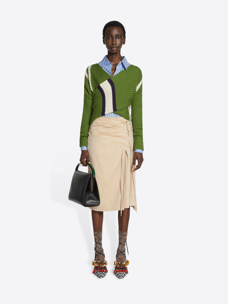 Dries Van Noten WRAP SCARF SWEATER outlook