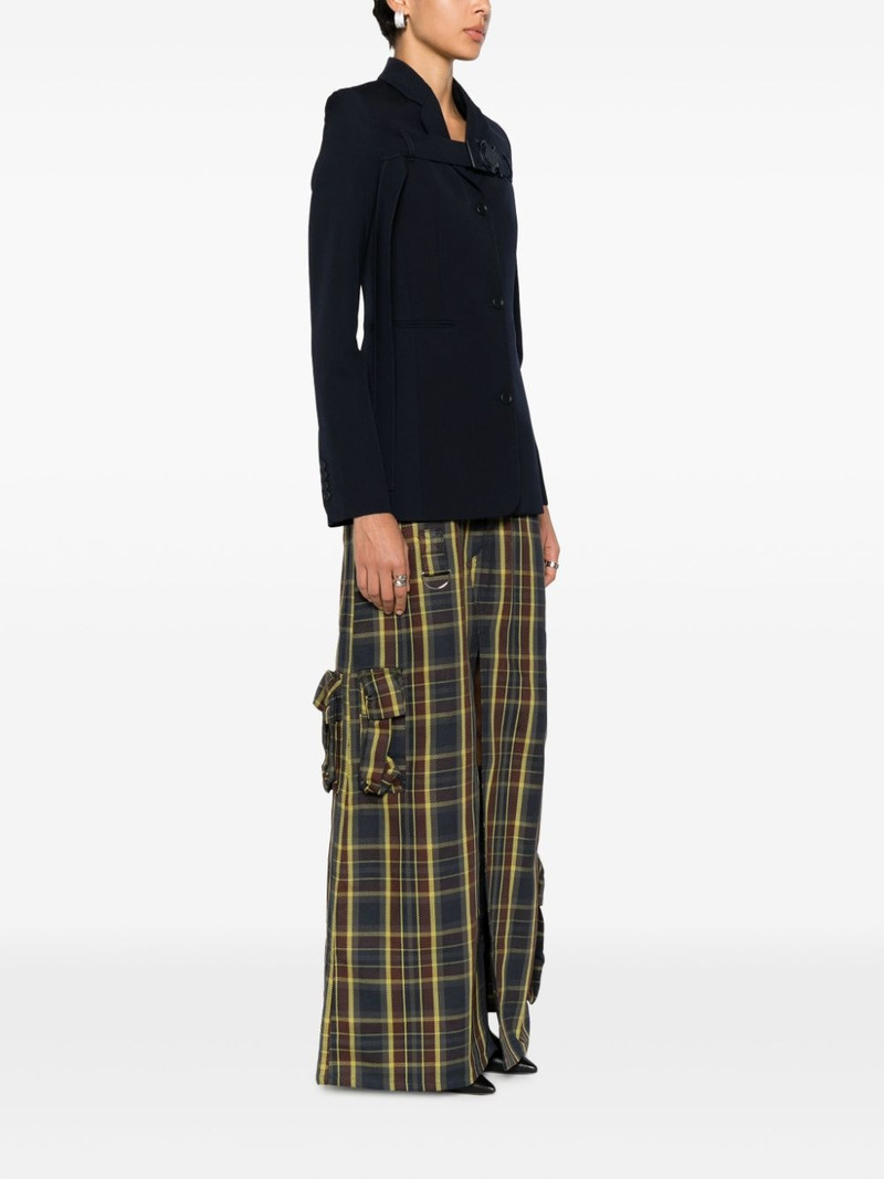 buckled virgin wool blazer 3