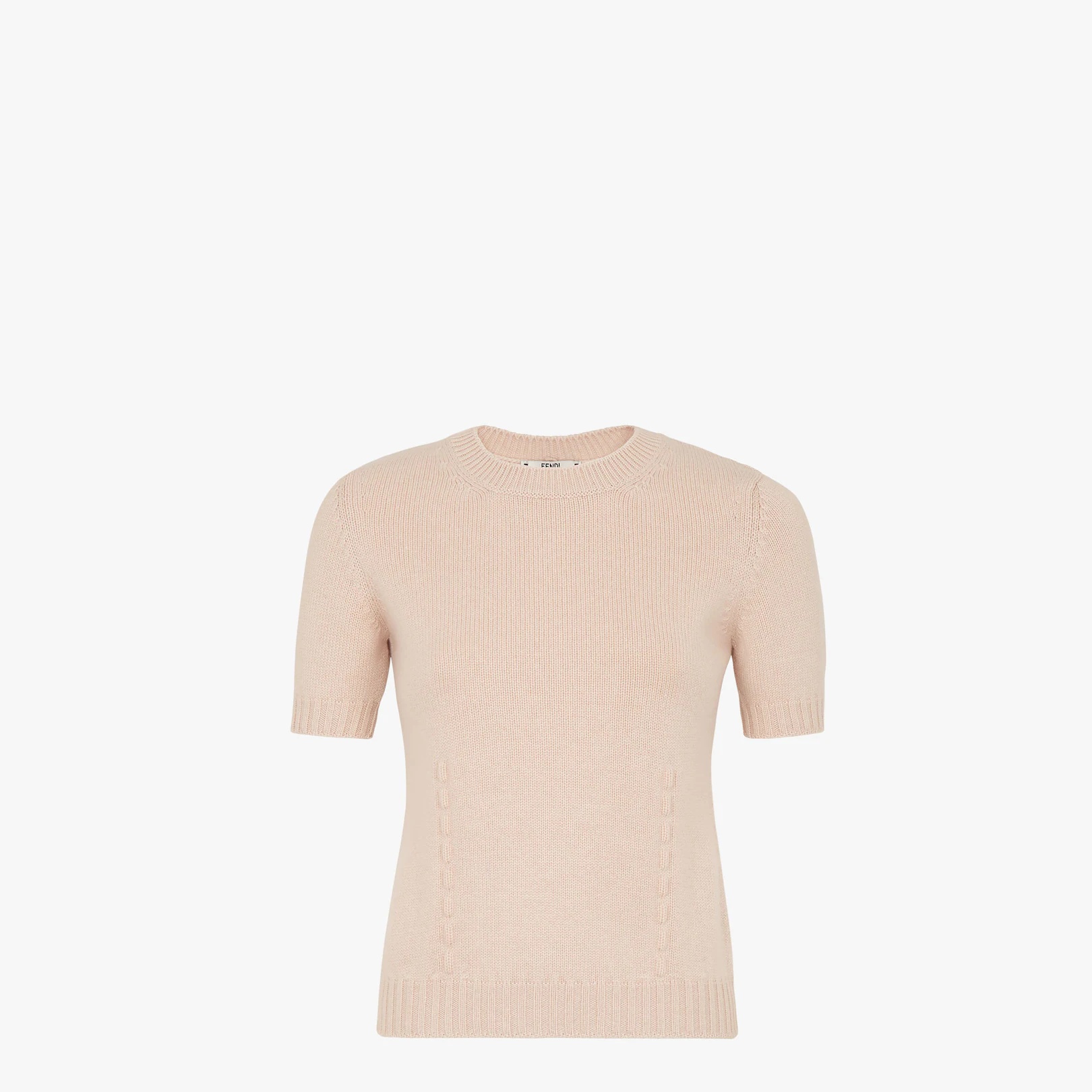 Pink cashmere sweater - 1