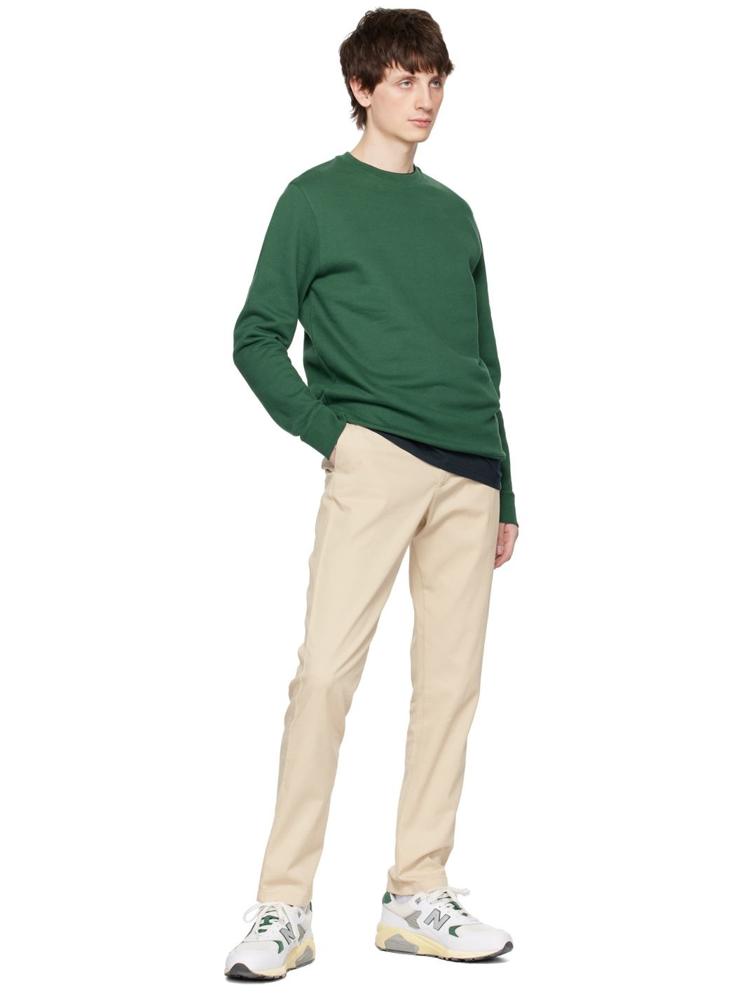 Beige Aros Trousers - 4