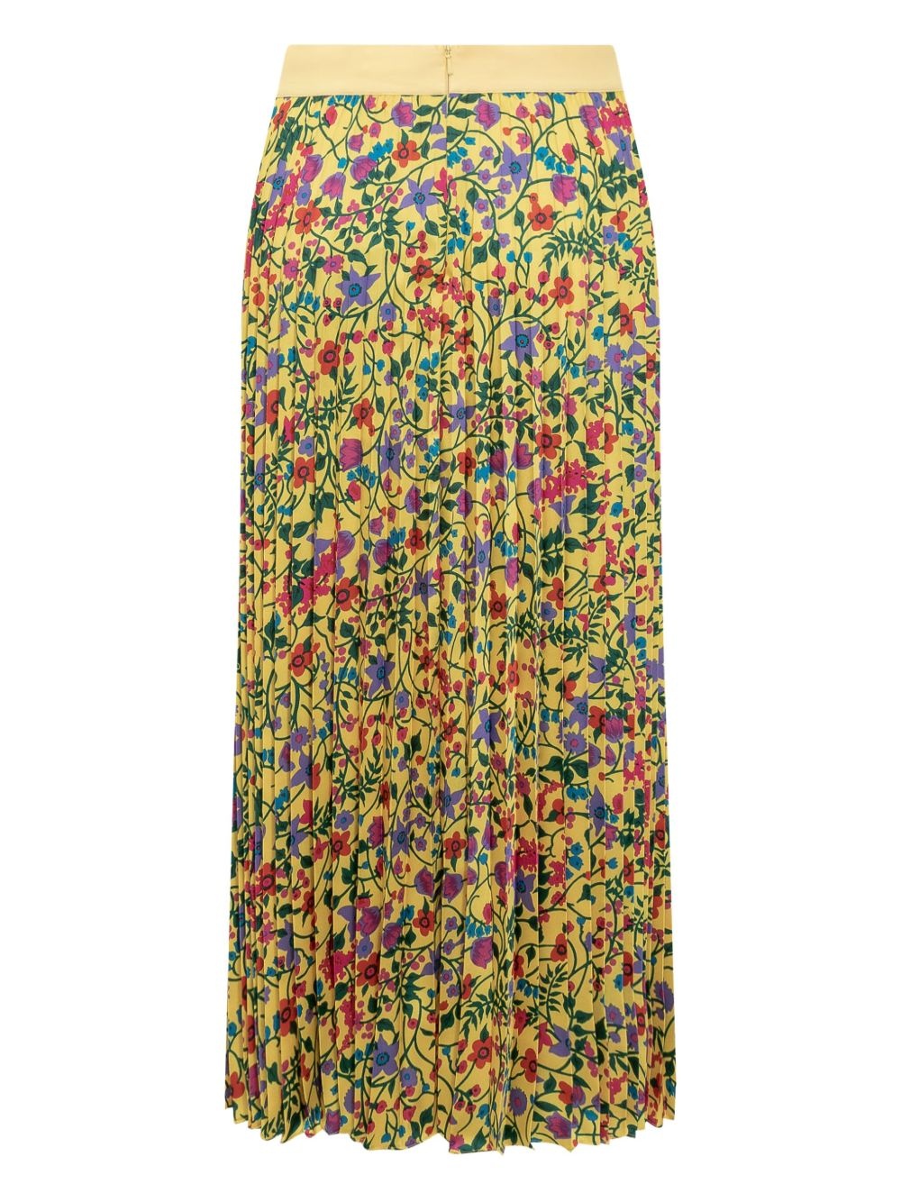 floral-print skirt - 2