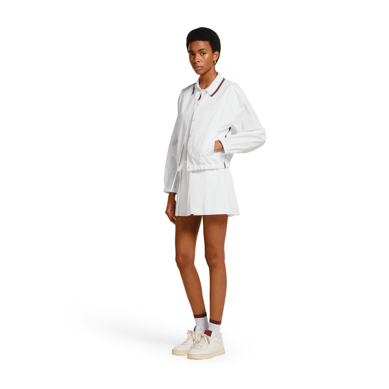 GUCCI Cotton poplin shirt with drawstring outlook