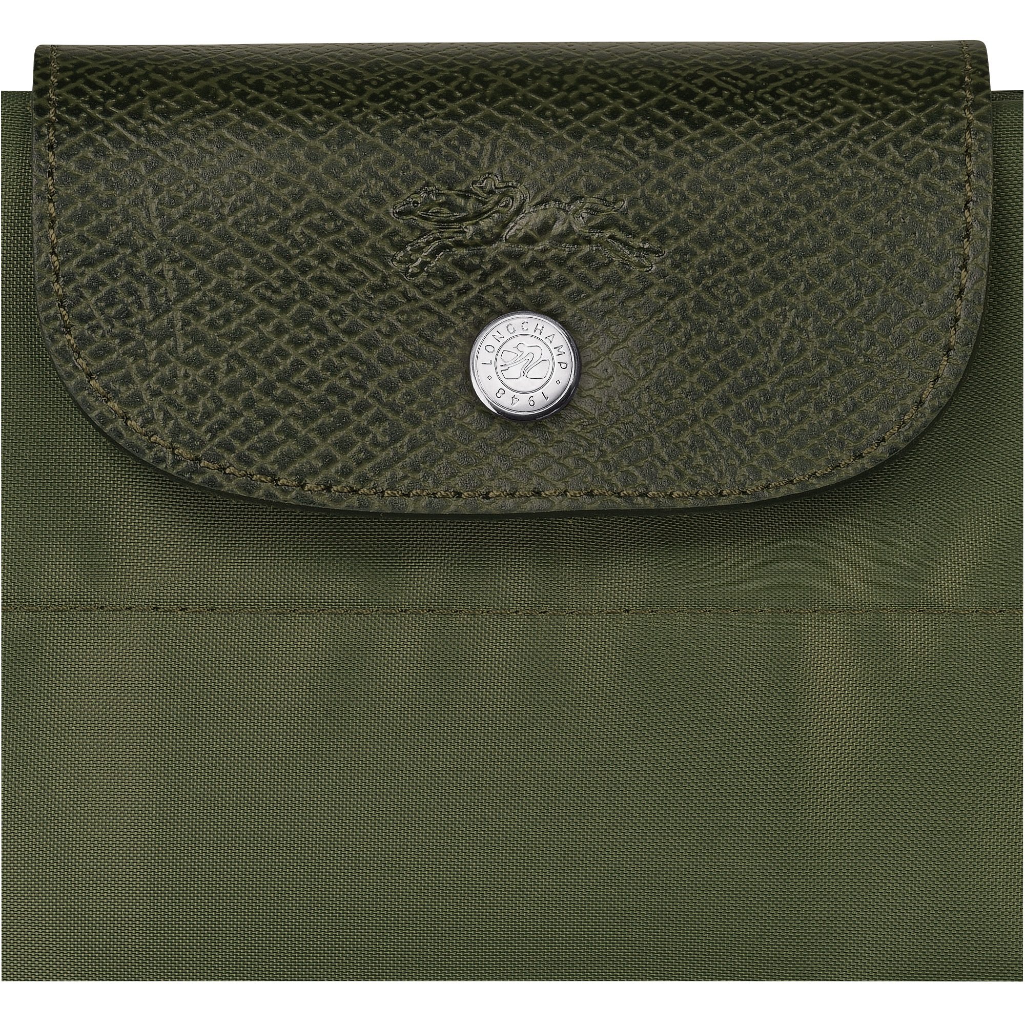 Le Pliage Green M Tote bag Forest - Canvas - 6