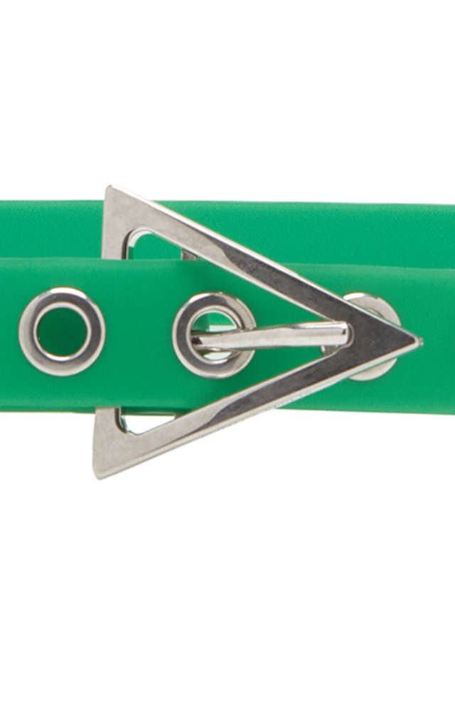 Buckled Rubber Belt green - 4